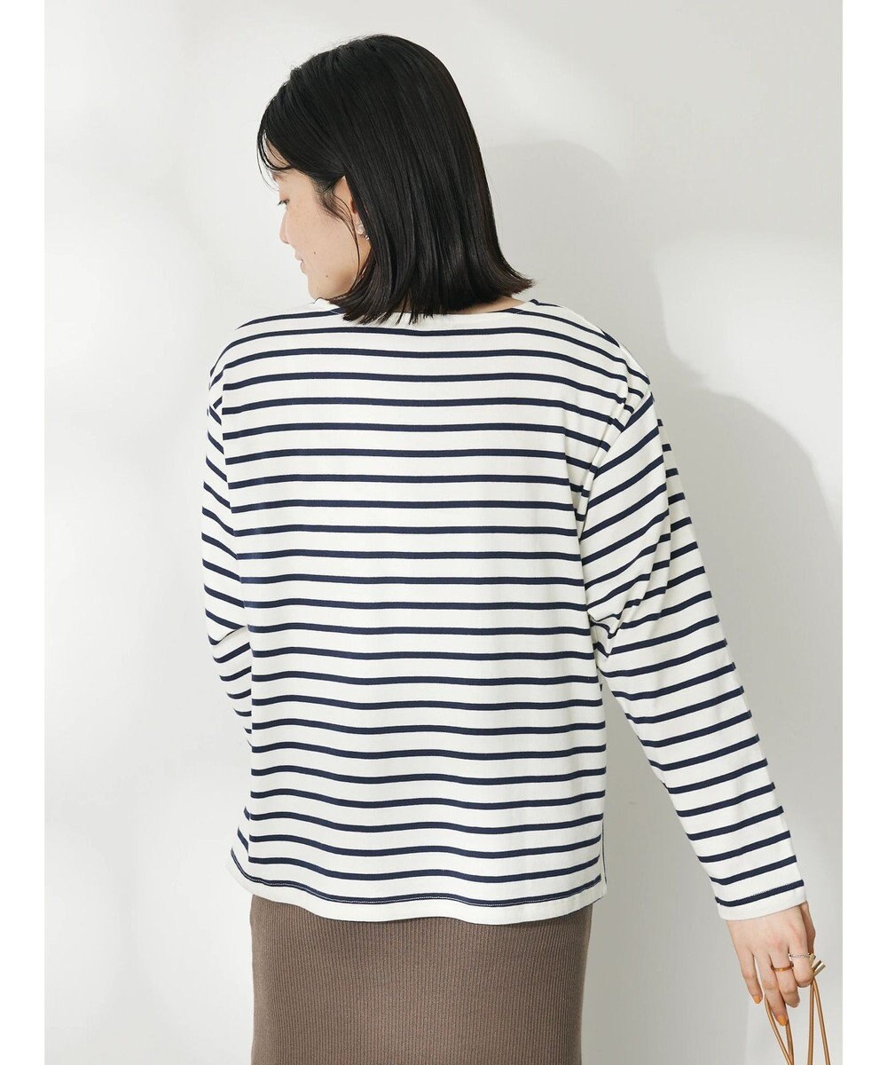 CRAFT STANDARD BOUTIQUE ボーダーサイドスリットプルオーバー 