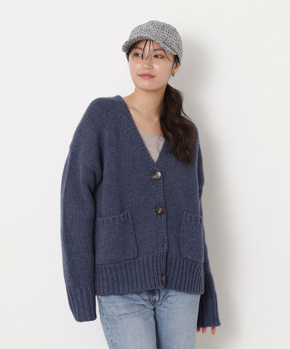 MOONBAT PAUL&JOE ACCESSOIRES(ポール&ジョー)ツイード キャップ 帽子 ネコチャーム付 UVカット 