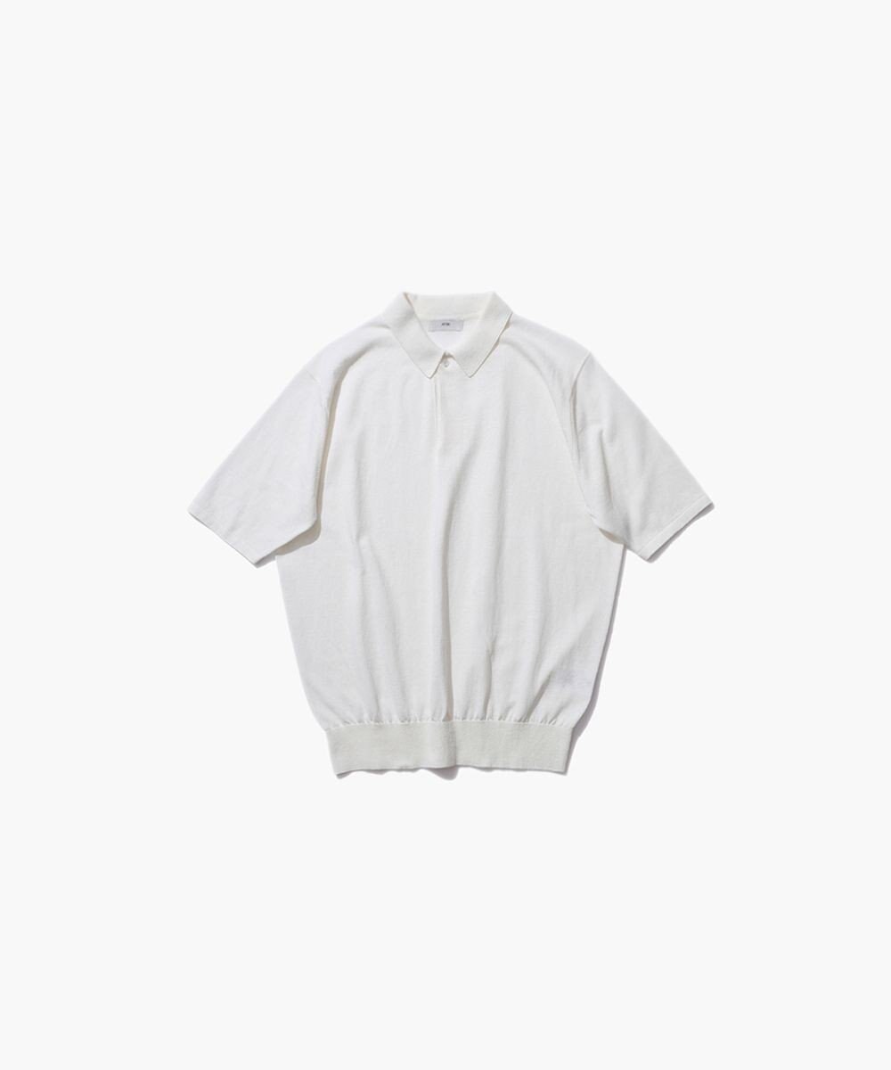 ATON RECYCLED FRESCA COTTON | ポロシャツ 