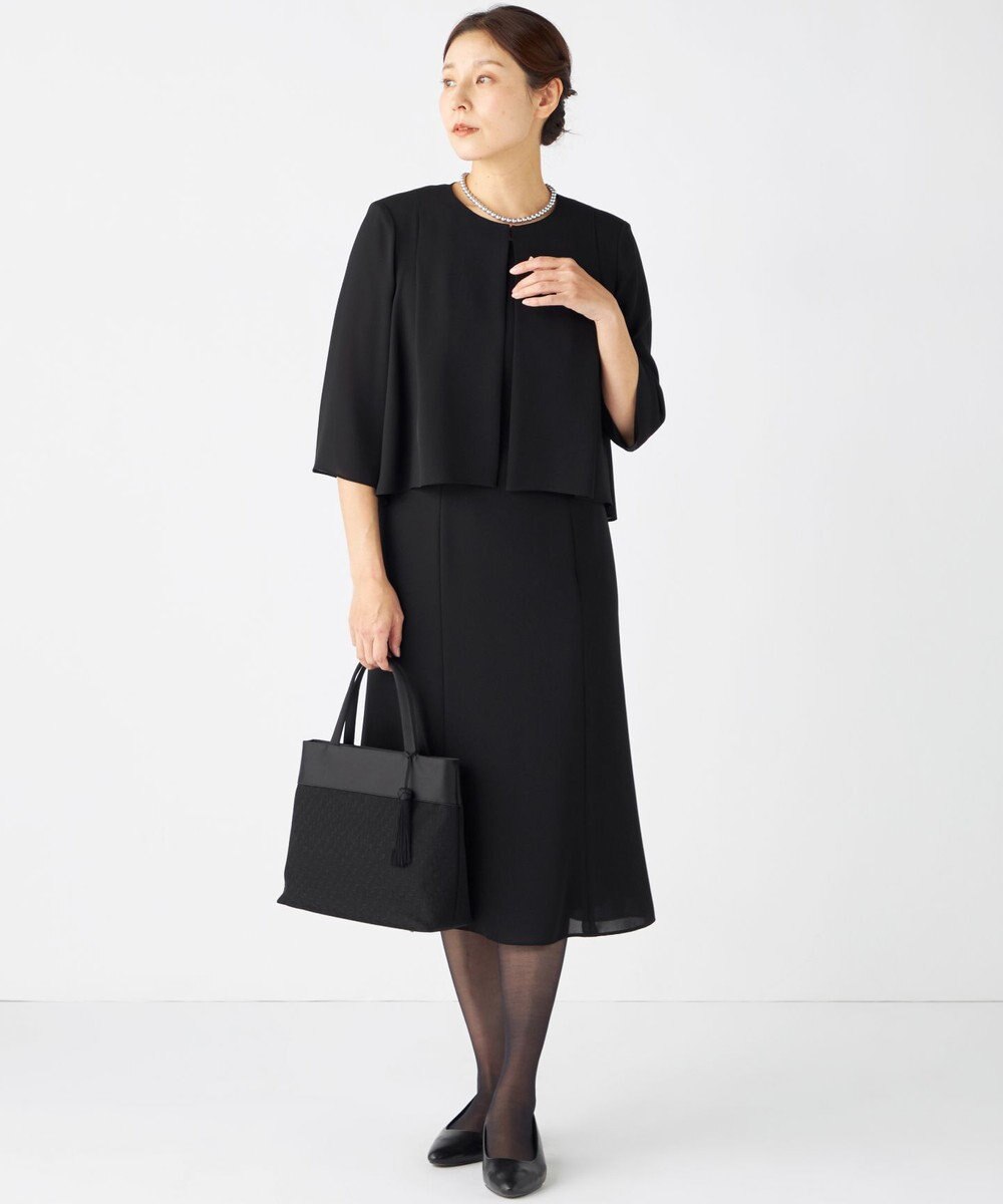 自由区 FORMAL 【洗える】セオアルファバラシャ ウォッシャブル ワンピース 