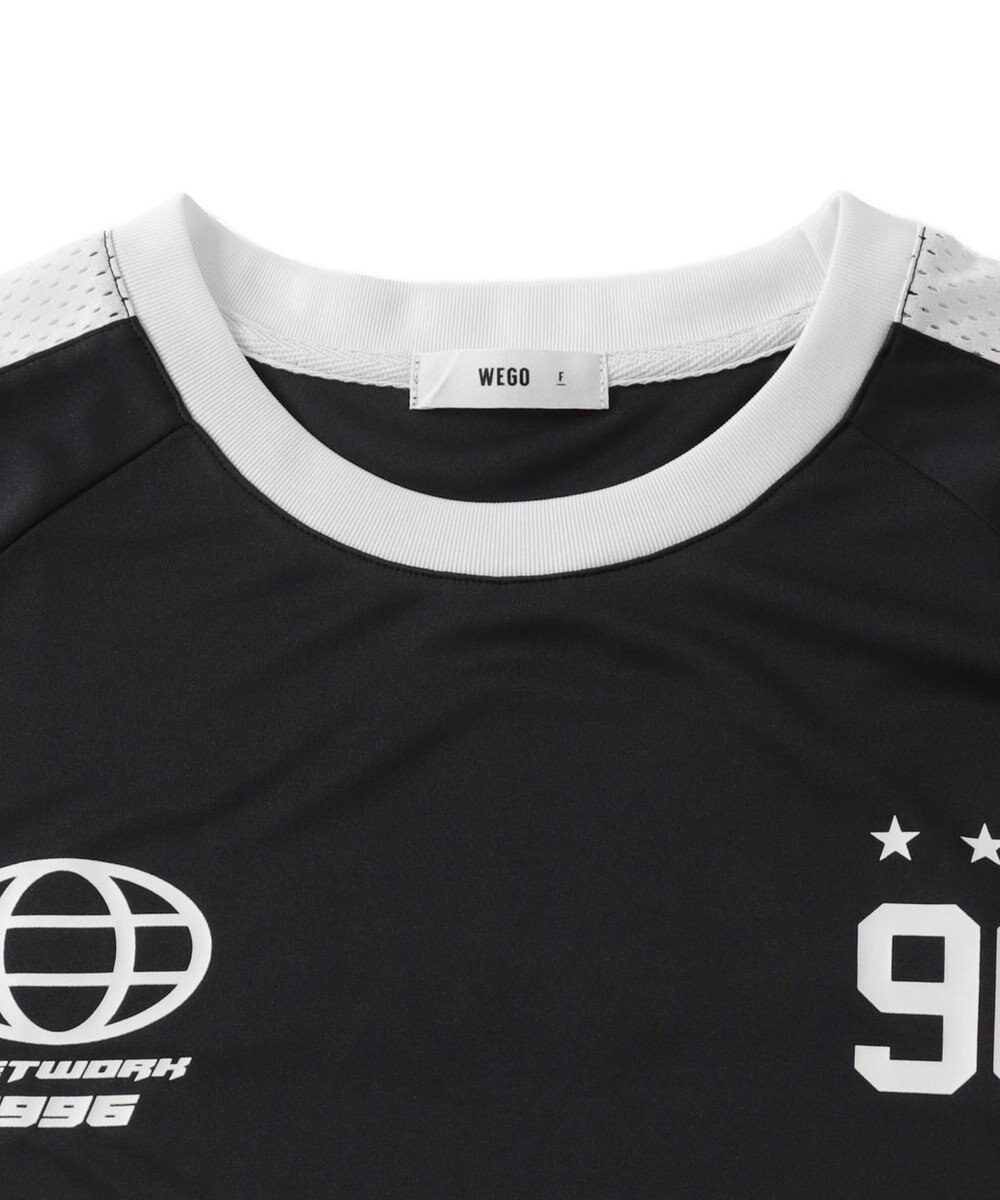 WEGO サッカーメッシュ切り替えビッグT 