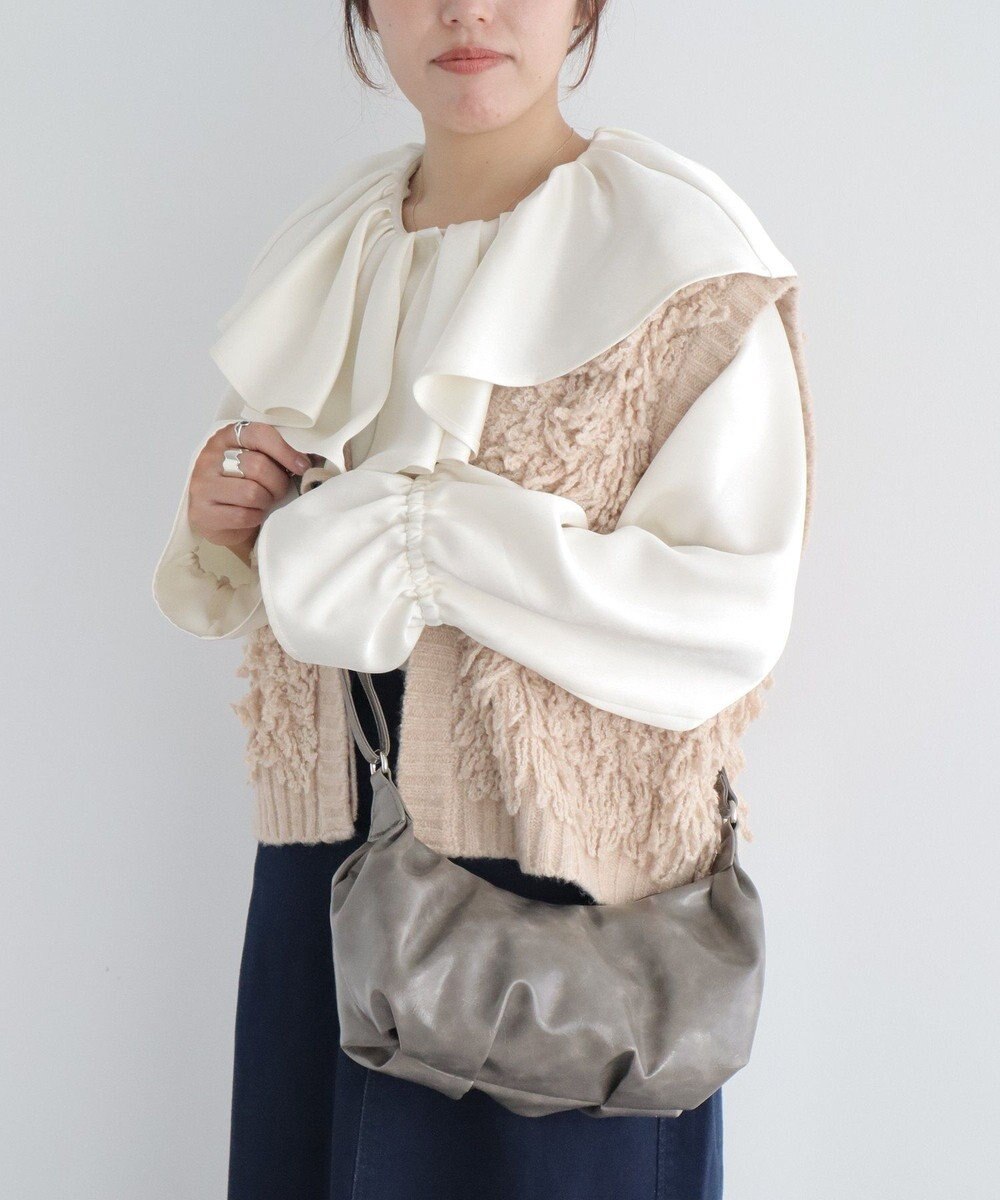 CRAFT STANDARD BOUTIQUE ヴィンテージライクギャザーショルダーバッグ 