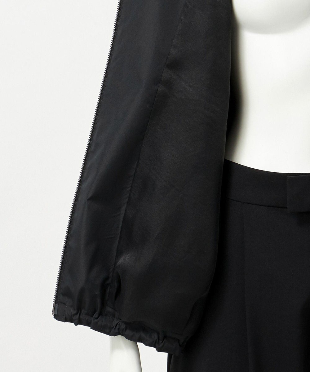 23区 【エステータ】シルクブレンド ライトタフタ ジップアップ ベスト 