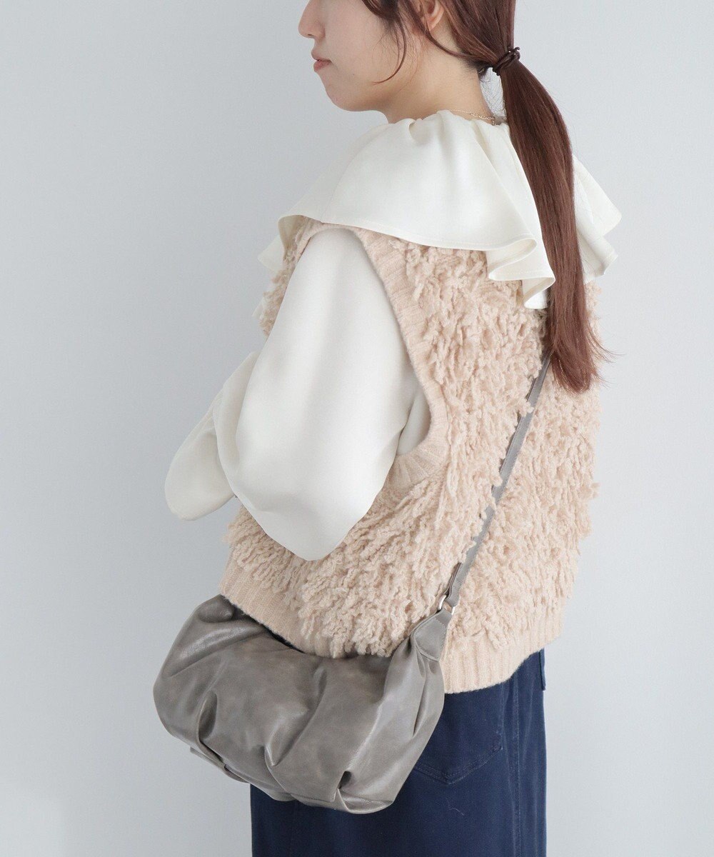 CRAFT STANDARD BOUTIQUE ヴィンテージライクギャザーショルダーバッグ 