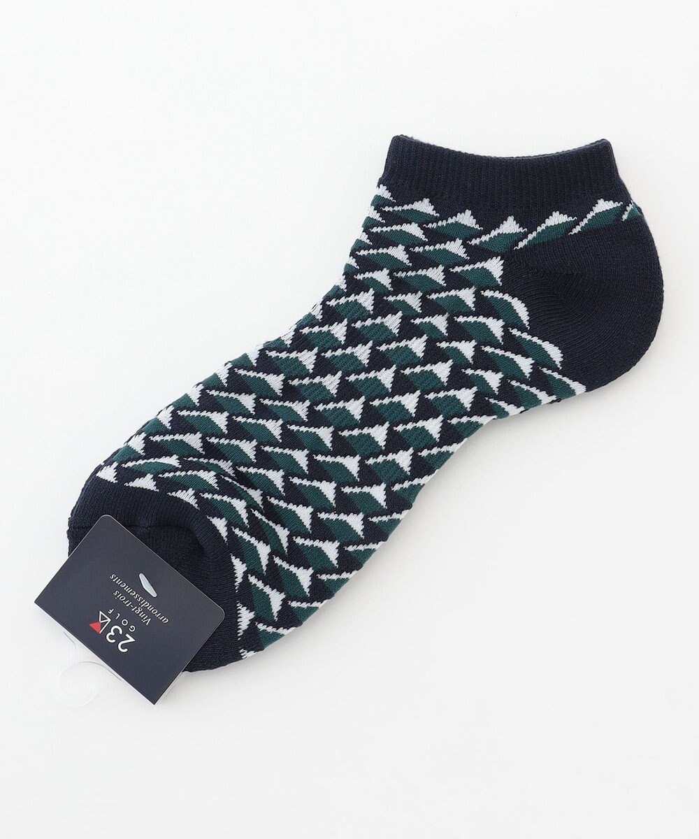 23区GOLF 【MEN】フラッグアンクルソックス 