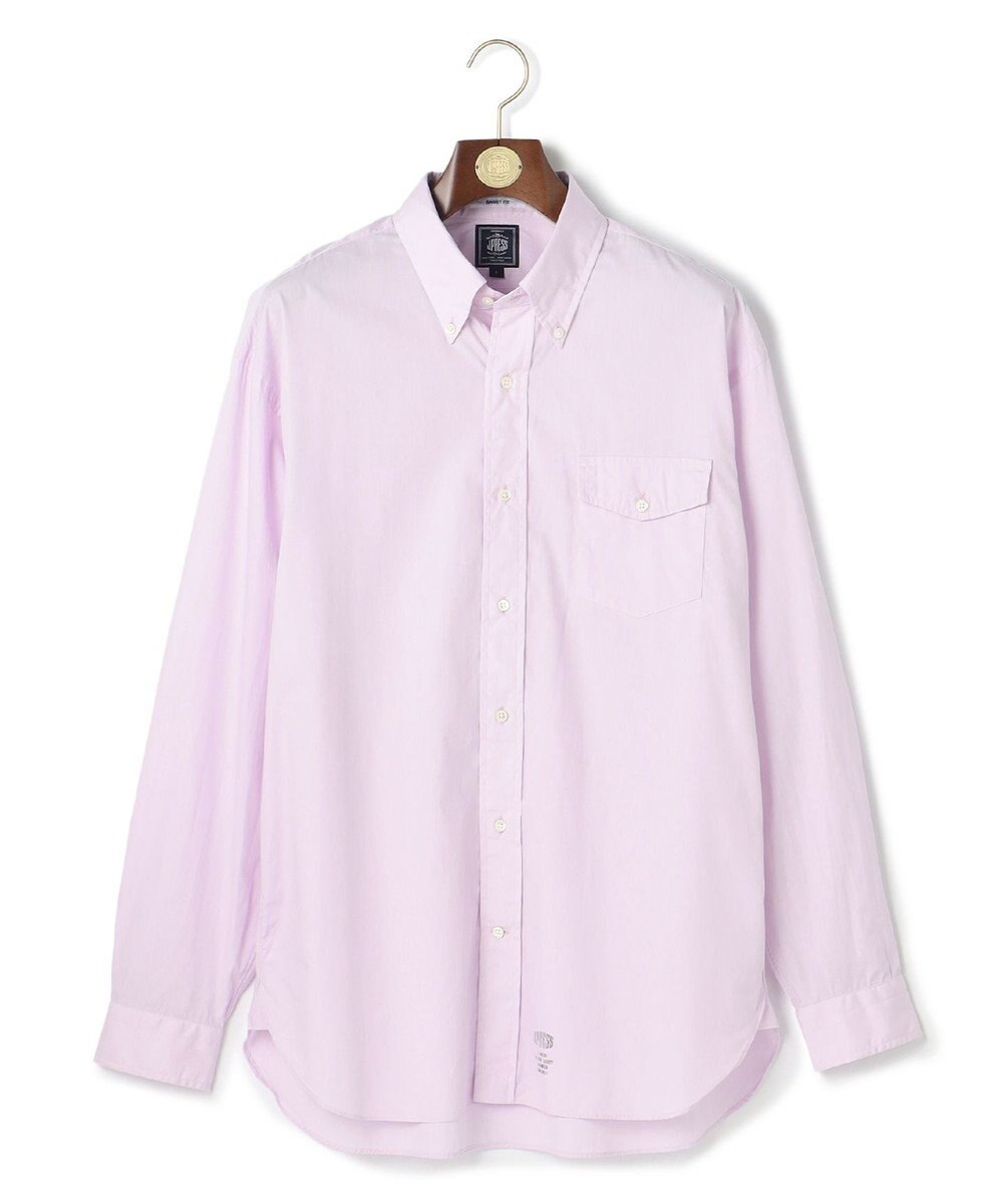 J.PRESS MEN 【J.PRESS ORIGINALS】【UNISEX】Cotton Broad Cloth B.D. Shirt / Baggy-Fit 