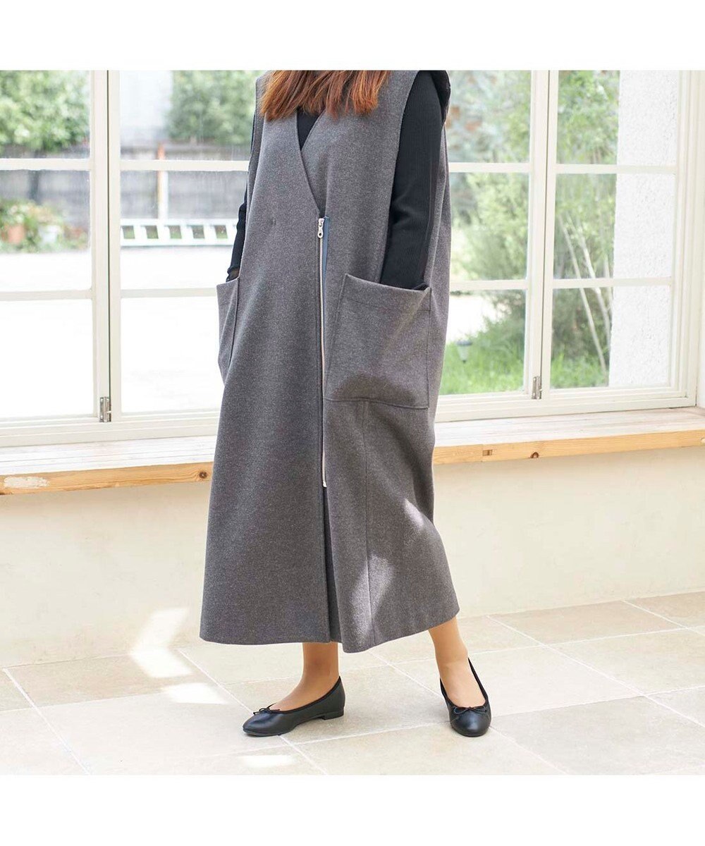 MODE ET JACOMO <MODE ET JACOMO>【レイン対応】ラウンドトゥバレエシューズ 