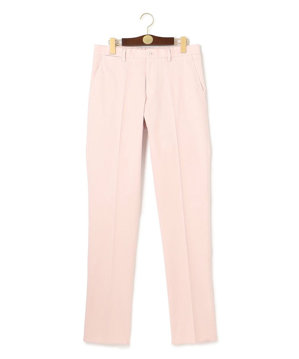 J.PRESS MEN オーガニックコットントリコチンストレッチ スローンパンツ 