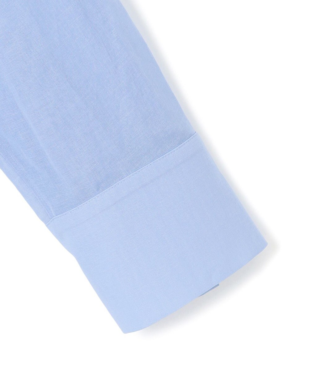 BEIGE， 【洗える】PLUMERIA / コットンシアーバックボウタイブラウス 