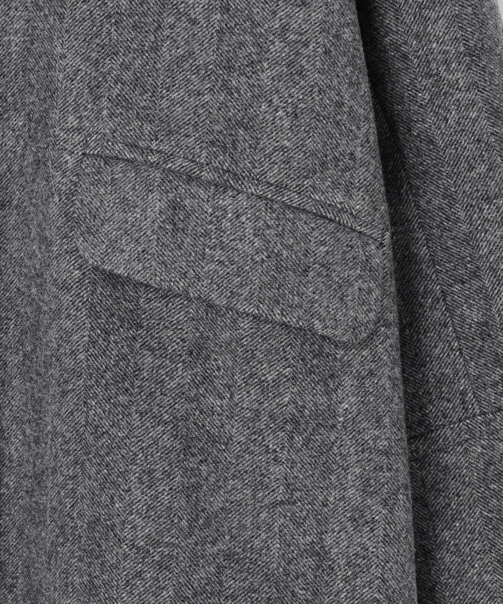 組曲 ウールモッサステンカラー コート 