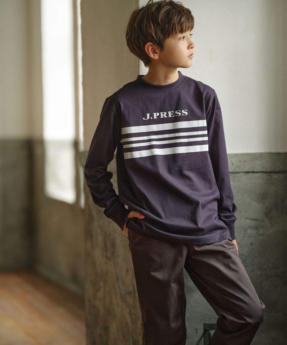 J.PRESS KIDS 【140-170cm】BORDER×COMBI カットソー 