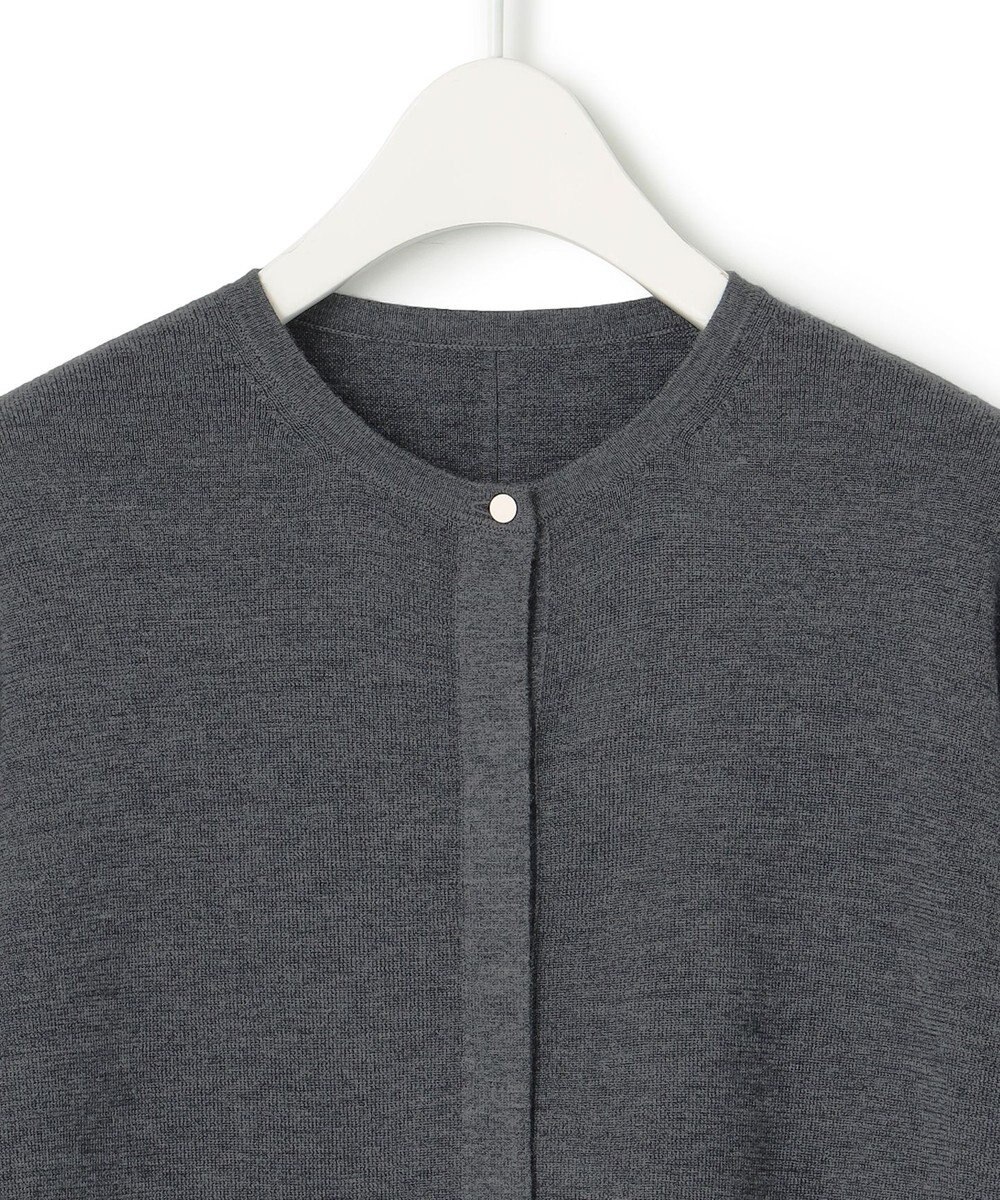 ICB 【洗える】エクストラファインメリノ カーディガン 