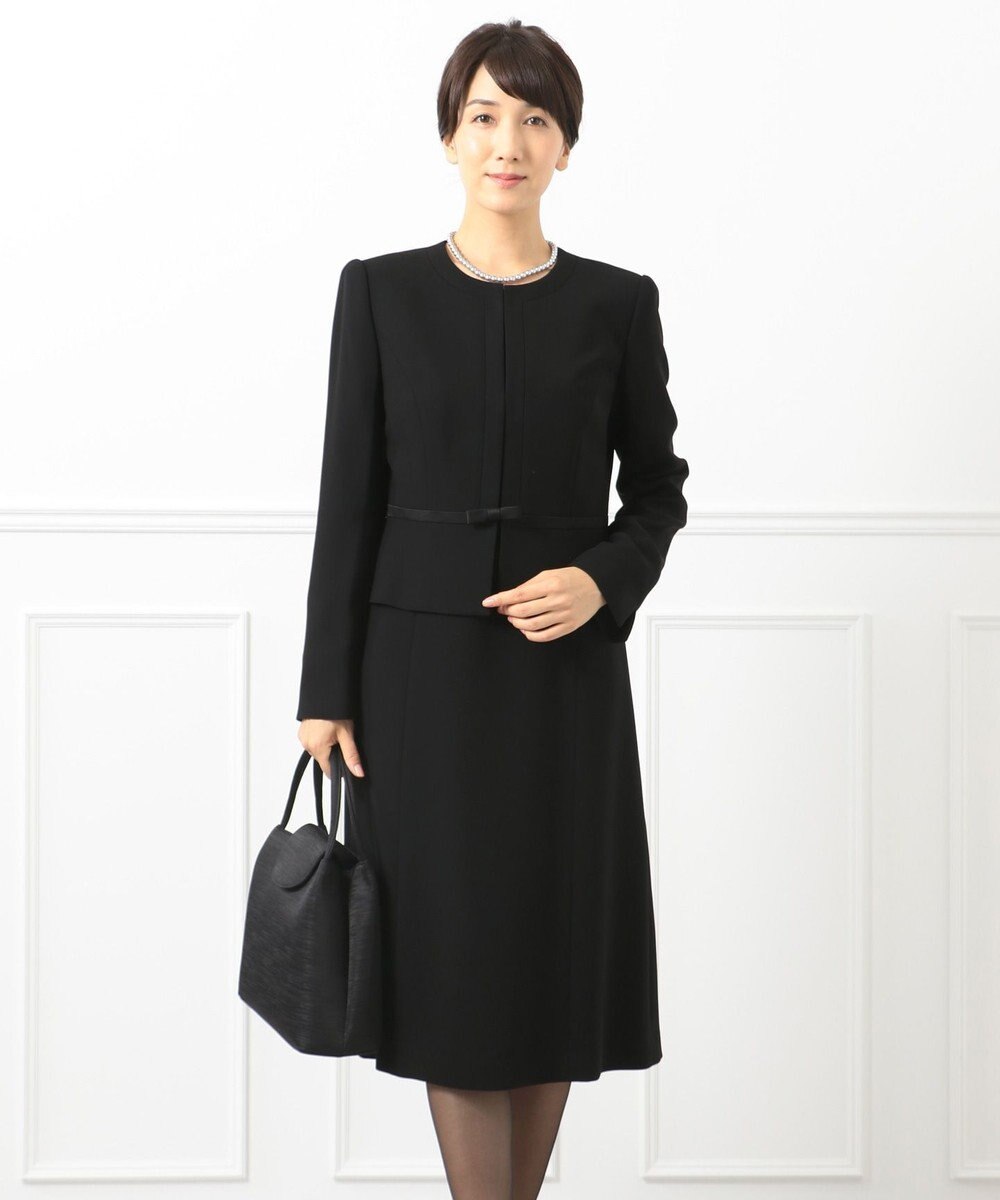 自由区 FORMAL 【オールシーズン対応】バーズアイ ジャケット+ワンピース 