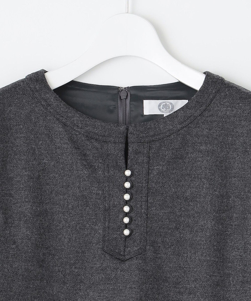 J.PRESS LADIES S アクアレジェンドウールジャージー ワンピース 