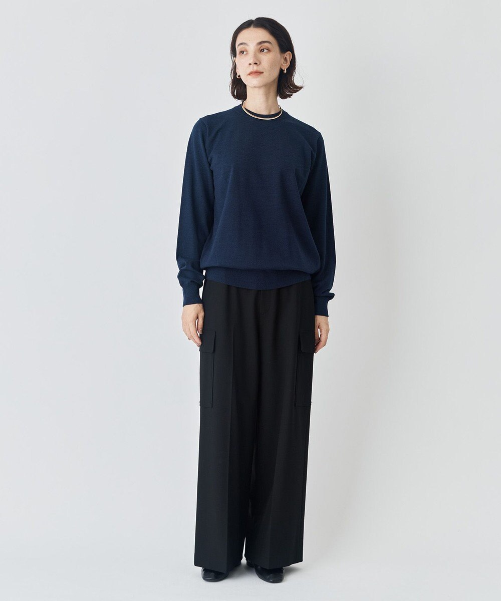 UNFILO MENS 【男女兼用】ライトウォーム クルーネックニット 