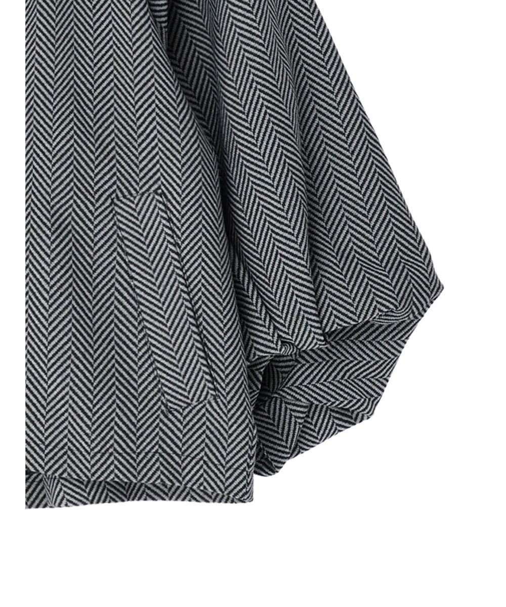 Green Parks ・ｆｕｒｒｙ　ｒａｔｅ　ヘリンボーンタックジャケット 