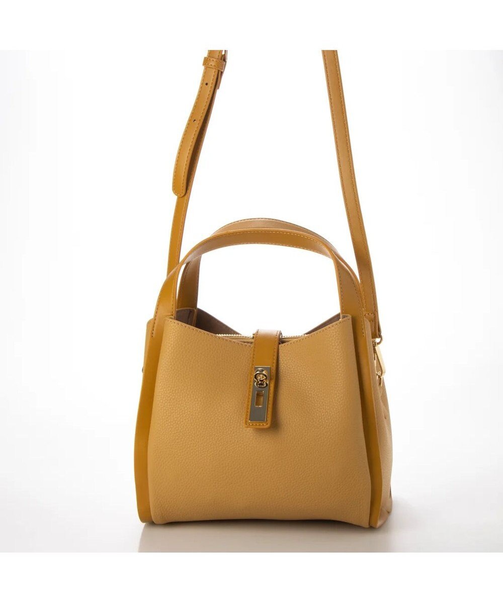 UNBILLION cachecache 3レイヤーヒネリ金具2wayトート 