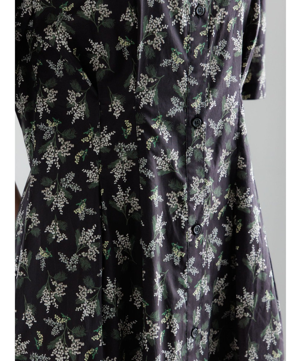 Te chichi 【LIBERTY FABRICS】ウエストタックワンピース 