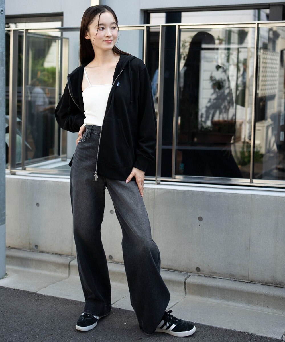 WEGO 【WEB限定/ユニセックス着用ITEM/25年秋冬新作/SMLサイズ展開】別注U.S.POLO ASSN.　ZIPパーカー 