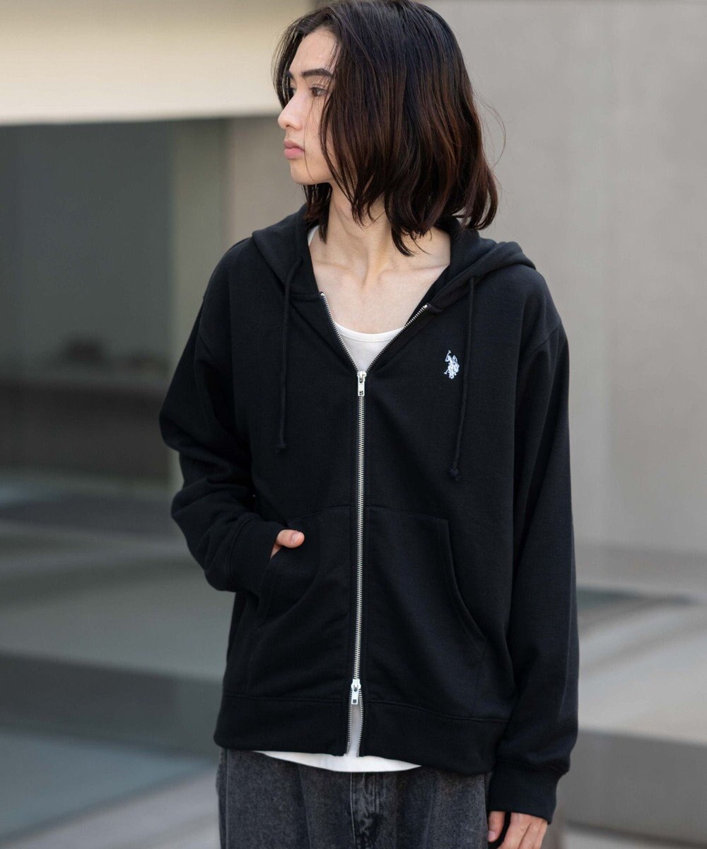WEGO 【WEB限定/ユニセックス着用ITEM/25年秋冬新作/SMLサイズ展開】別注U.S.POLO ASSN.　ZIPパーカー 