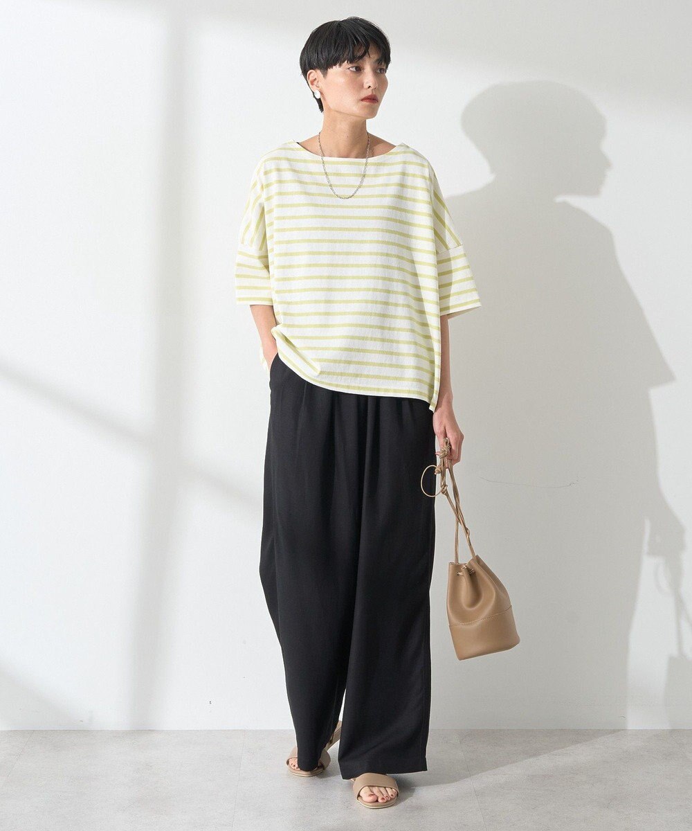 AMERICAN HOLIC バスクボーダー半袖プルオーバー 