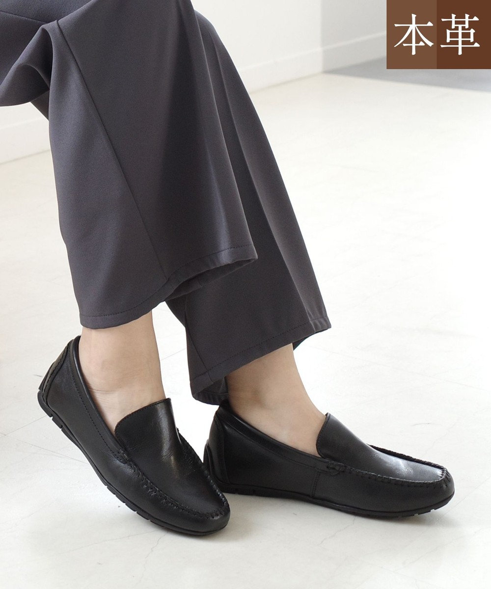 Pointer 本革インヒールローファー 