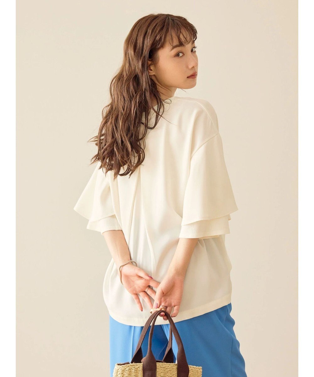 AMERICAN HOLIC 異素材スリーブプルオーバー 