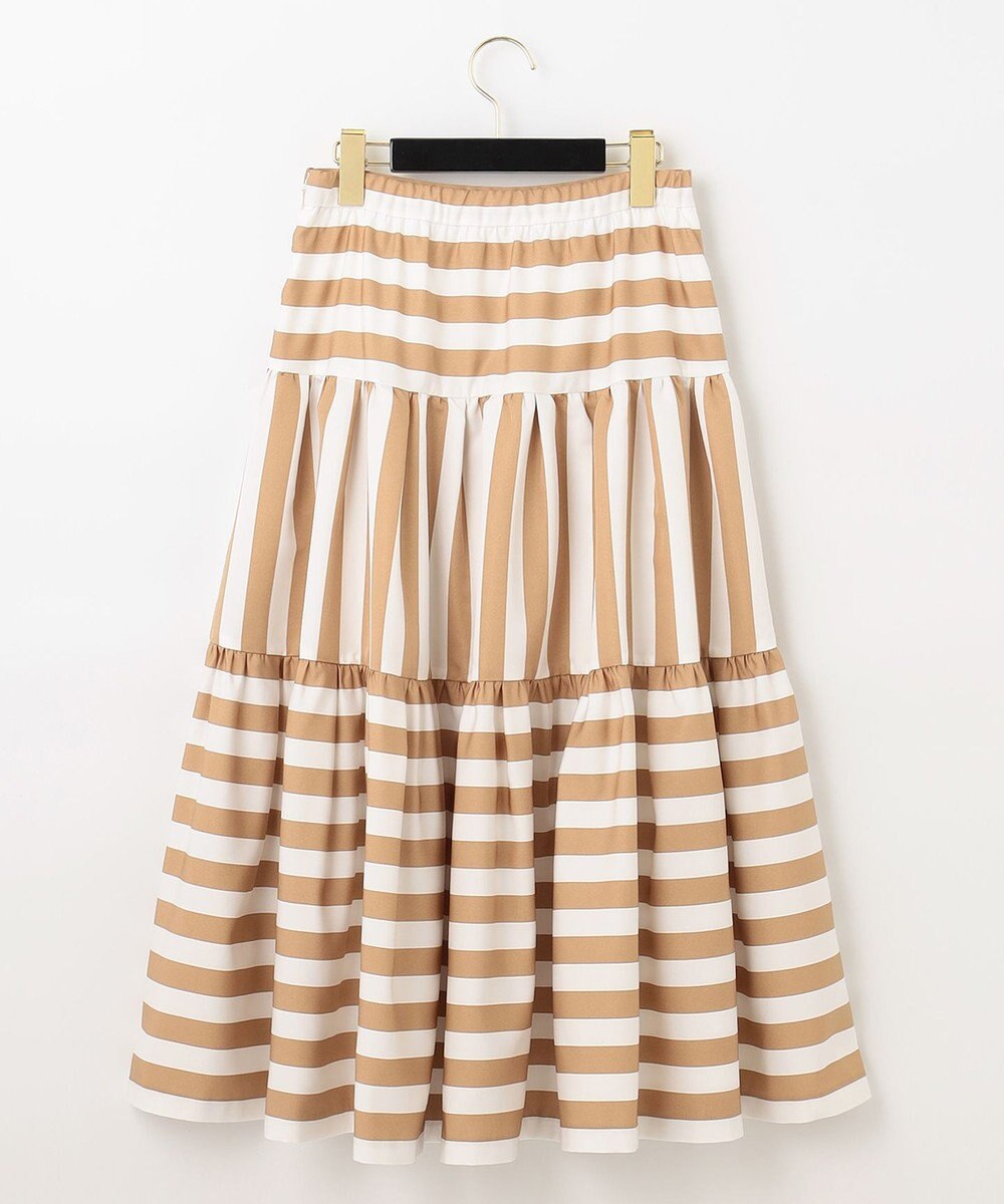 GRACE CONTINENTAL ボーダーコンビスカート 