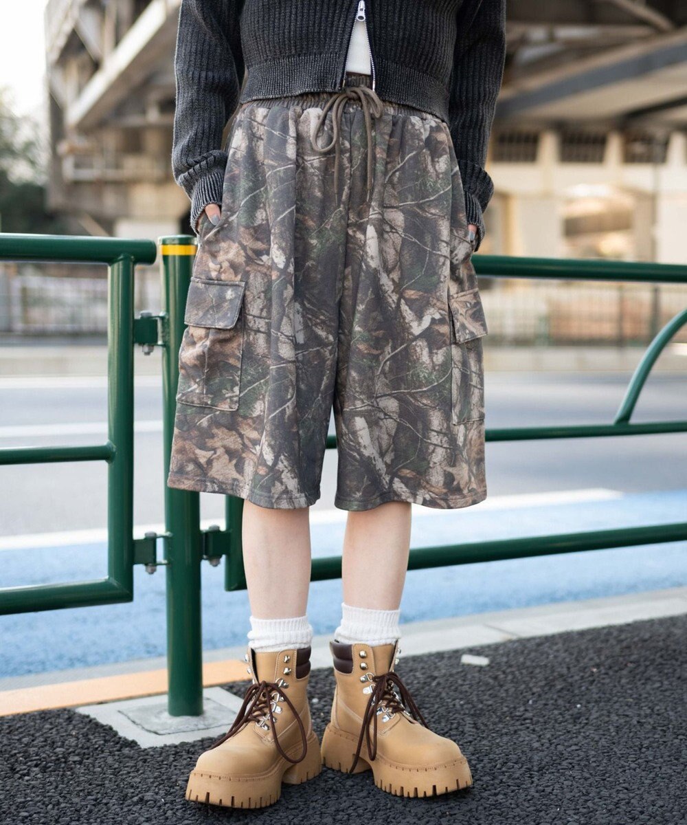 WEGO リアルツリーカモフラハーフパンツ 