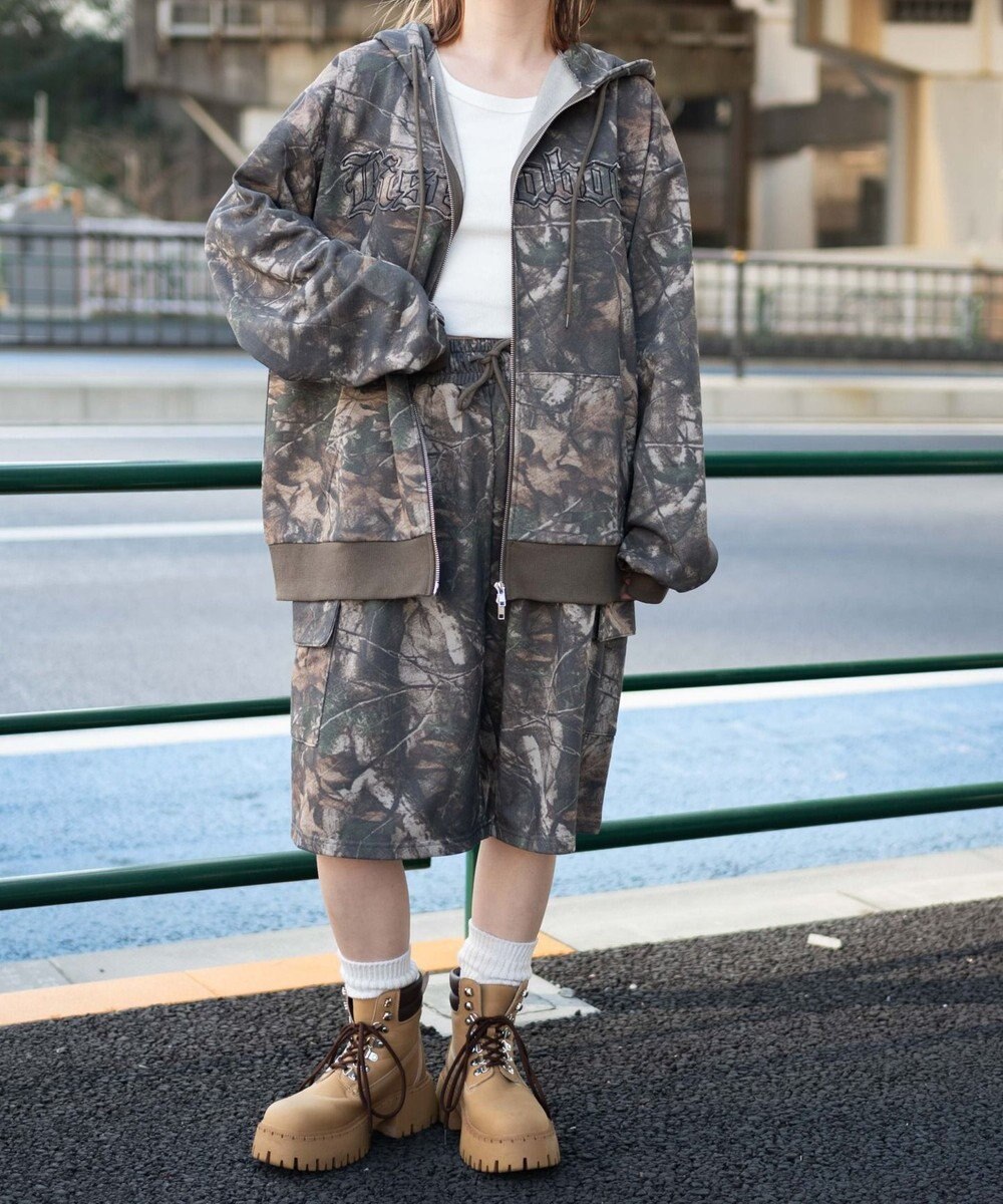 WEGO リアルツリーカモフラハーフパンツ 