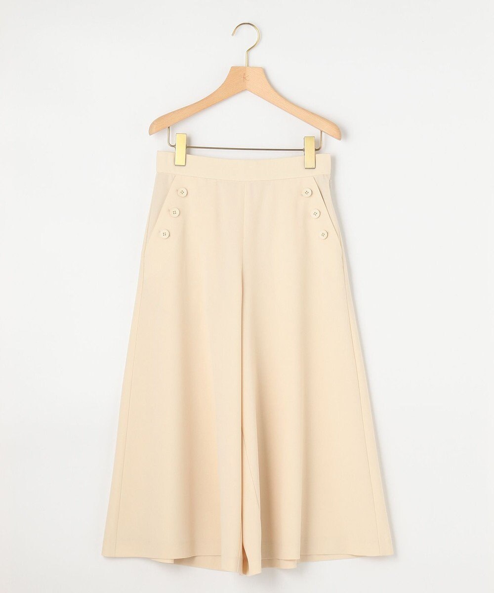 組曲 【洗える】ライトツイルストレッチセーラー パンツ 