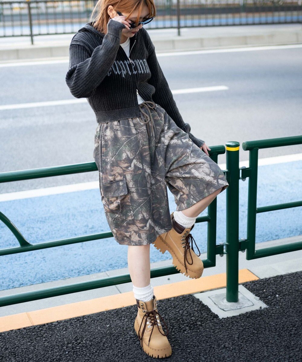 WEGO リアルツリーカモフラハーフパンツ 