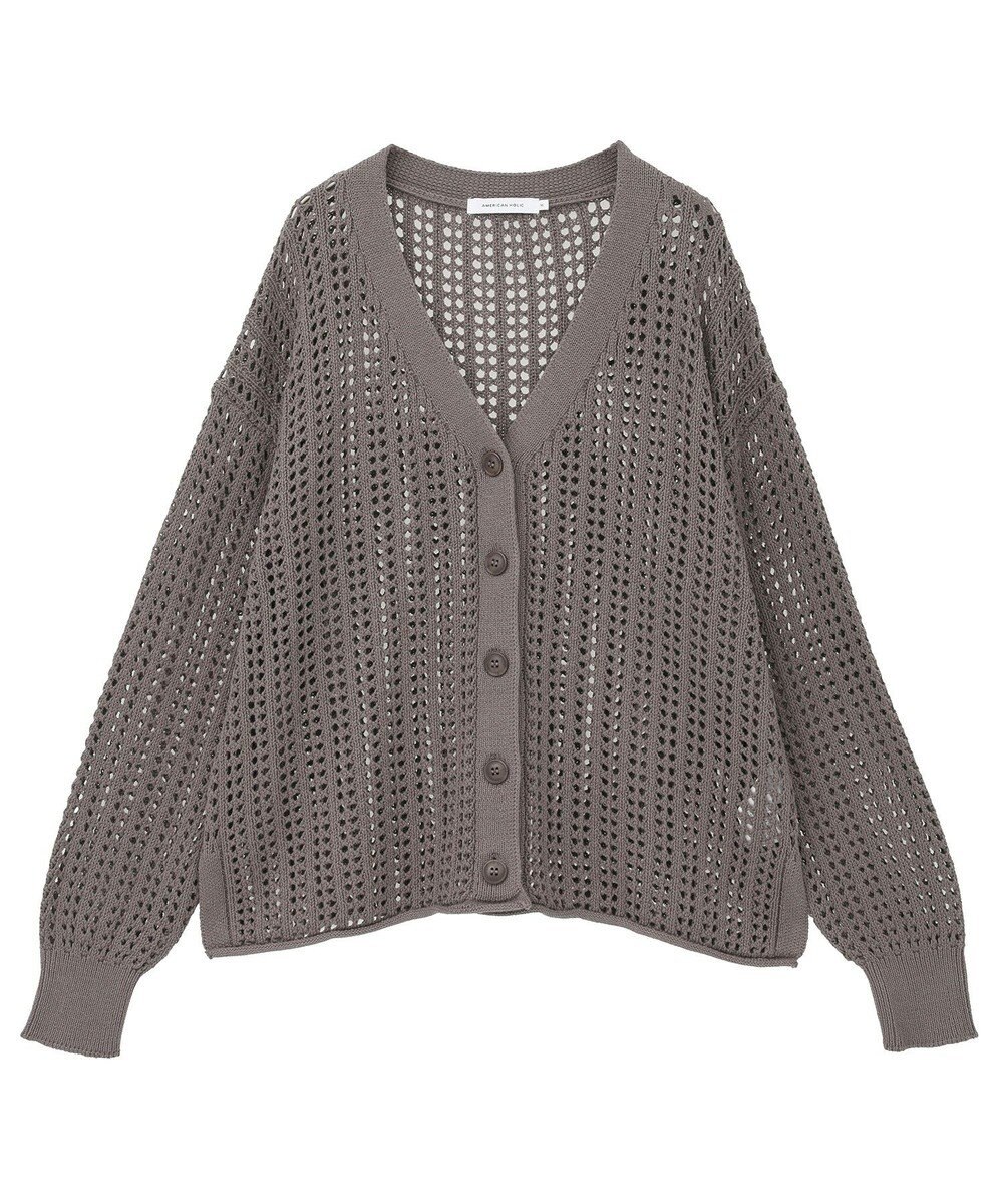 AMERICAN HOLIC メッシュカーディガン 