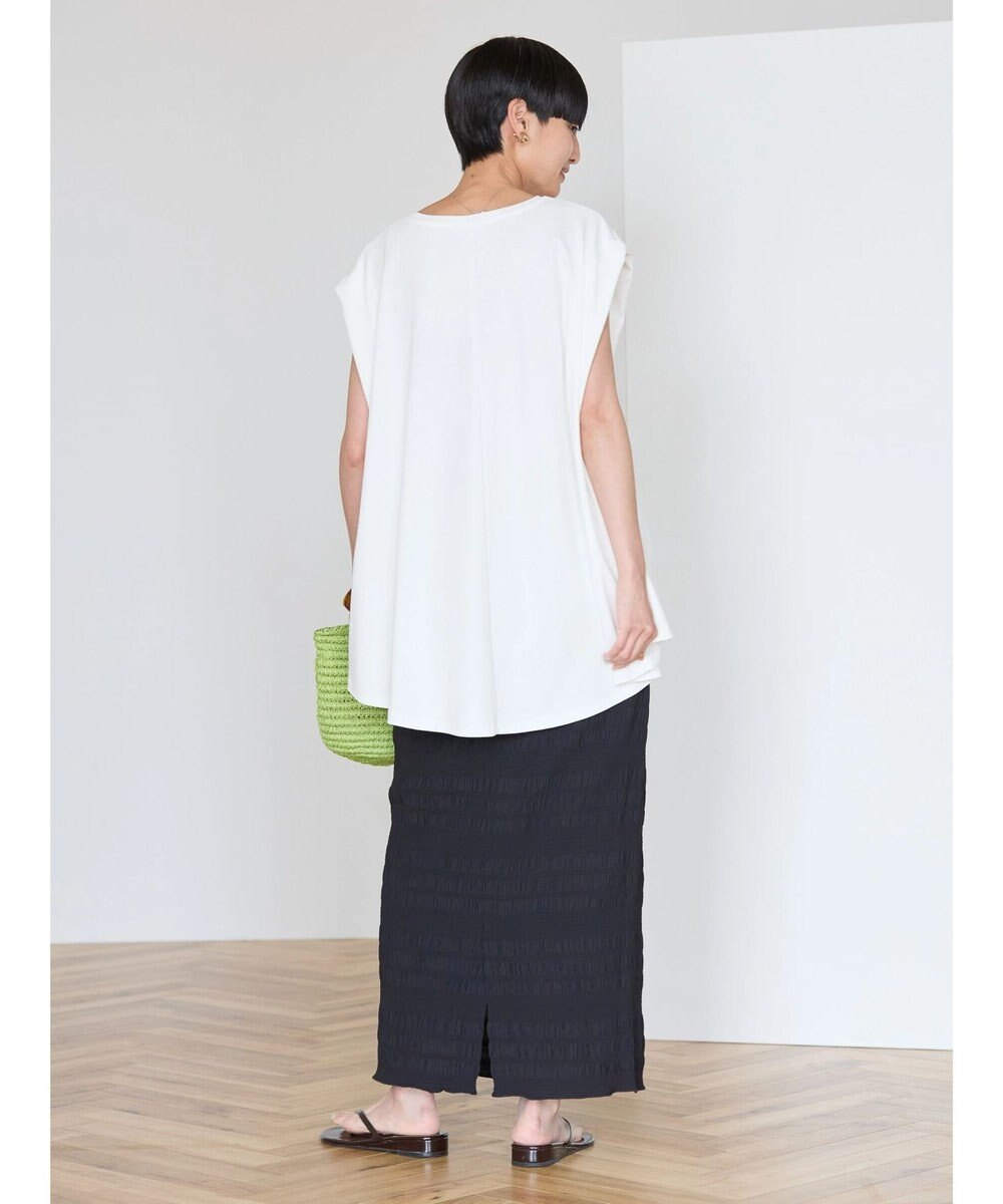 AMERICAN HOLIC 接触冷感フレンチスリーブカットチュニック 