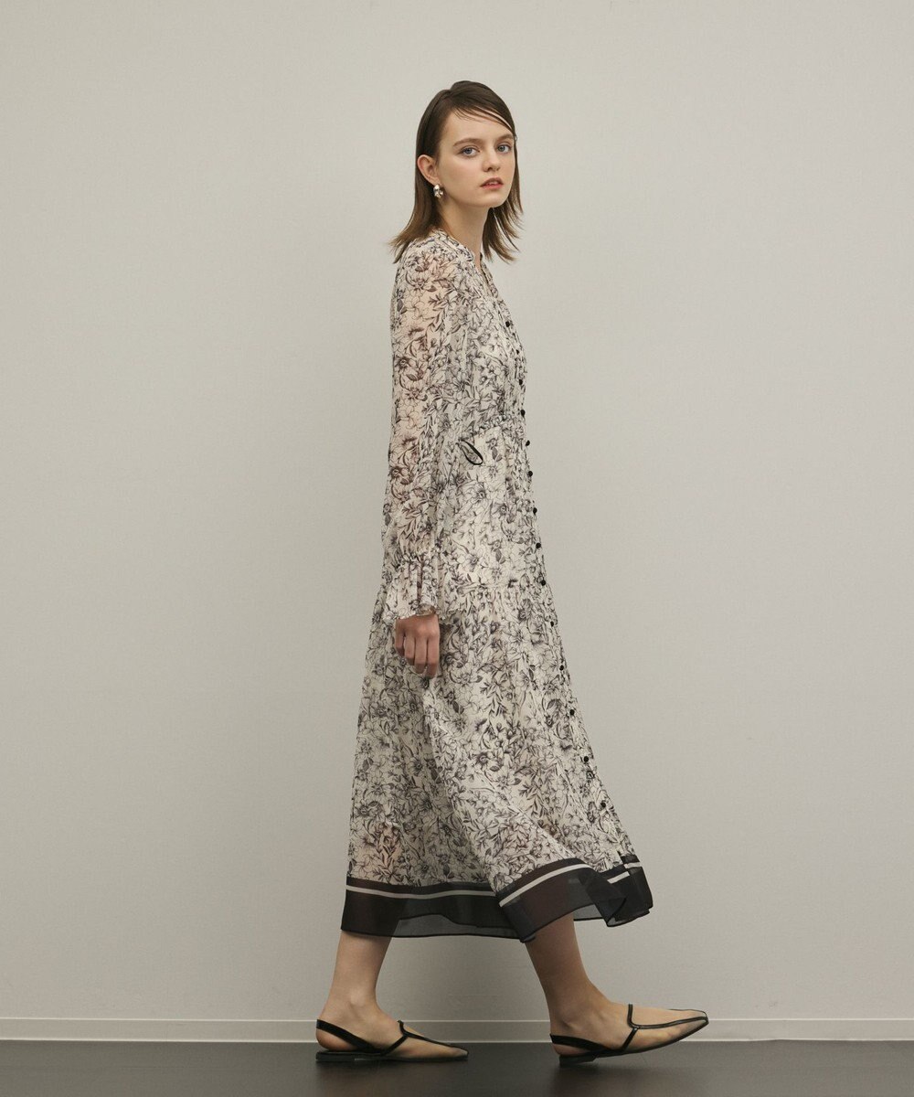 GRACE CONTINENTAL ドロストティアードフレアワンピース 