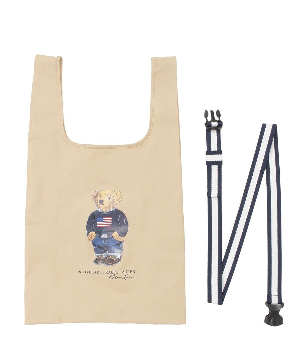 MOONBAT POLO RALPH LAUREN(ポロ ラルフローレン)  【C-zeroはっ水】ポロベア ベルト付き レインバッグ 