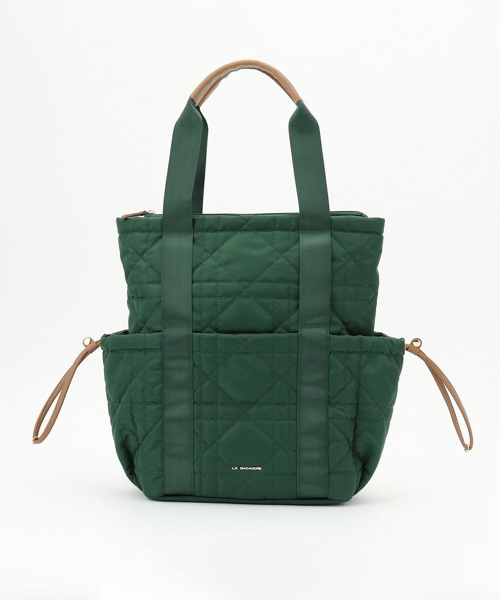 LA BAGAGERIE グリッドキルティングリュック 