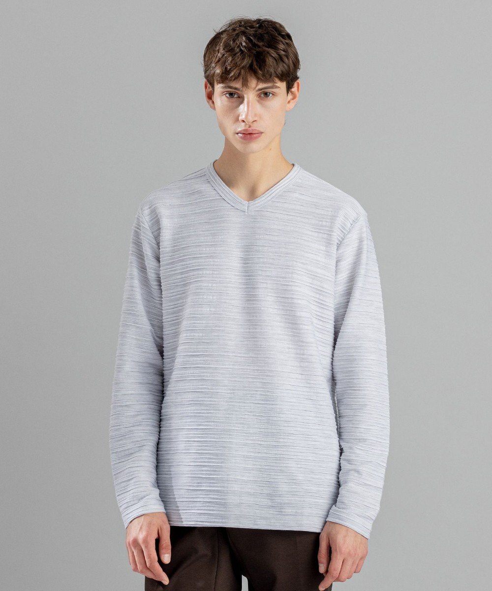 JOSEPH HOMME 【LEON 掲載】ストームリップル　Vネックカットソー 