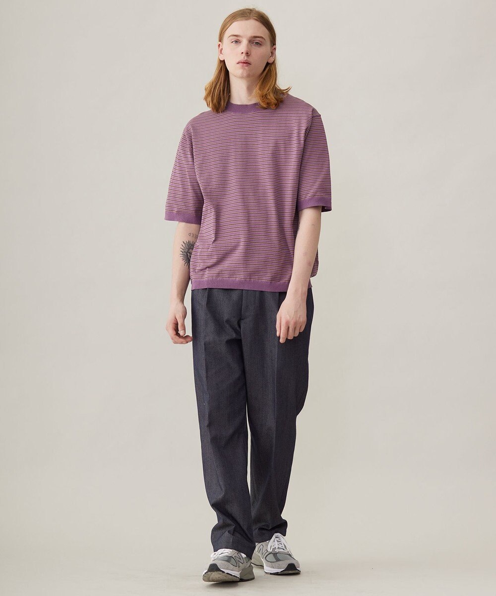 UNFILO MENS FINE MOVE クルーネック ニット [24年春夏商品] 