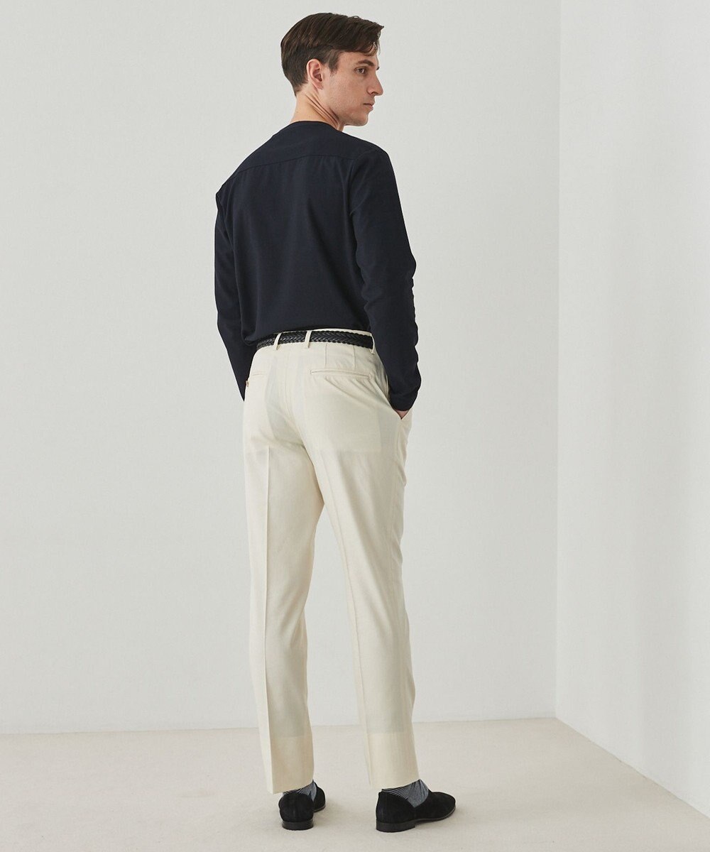 GOTAIRIKU 仕事で着られる綿パン【吸水速乾/ストレッチ/折り目加工】クールマックスコットンパンツ_ノータック（25年モデル） 