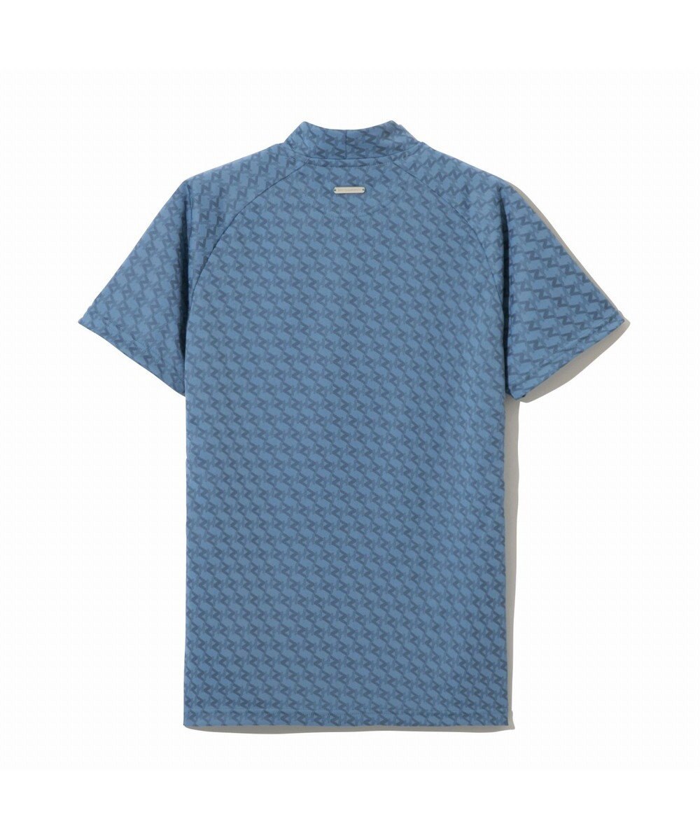 ZERO HALLIBURTON 【吸水速乾・UVケア】 ZHモノグラムモックネックTシャツ ZHG-W5S 82979 