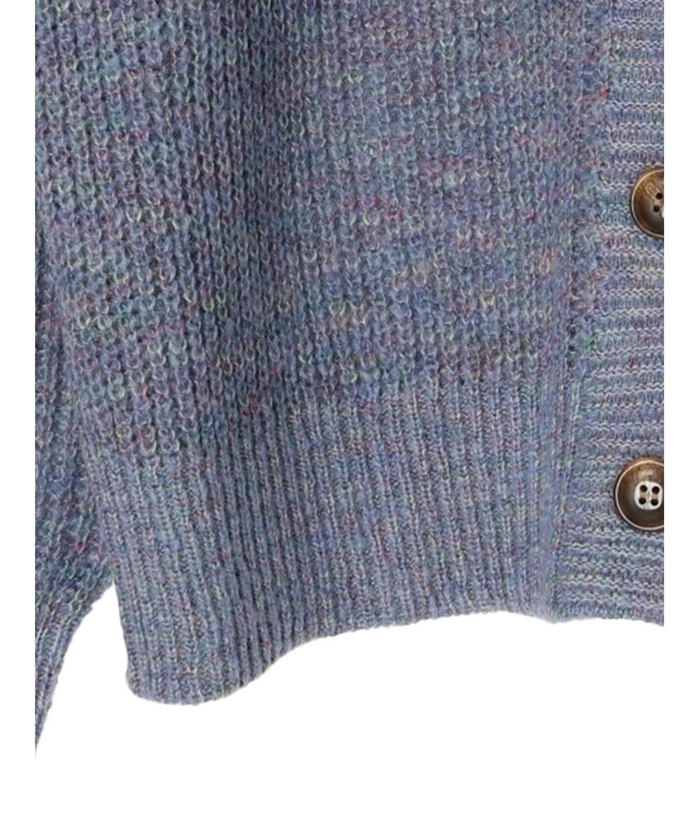 Green Parks Ｍｉｘカラーニットゆるカーディガン 