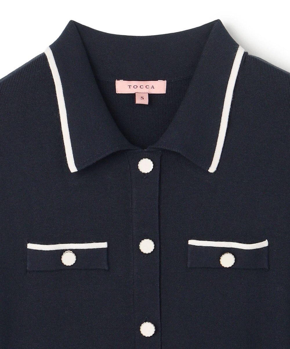 TOCCA BI-COLOR KNIT DRESS ニットドレス 