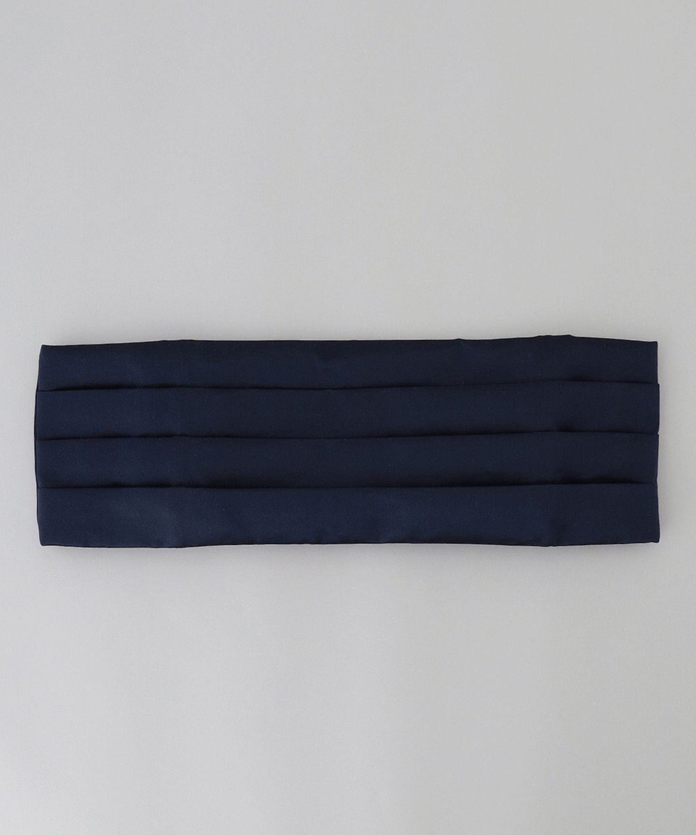 GOTAIRIKU 【WEAR BLACK】フォーマル用 ボウタイ&カマーバンドセット（ネイビー） 