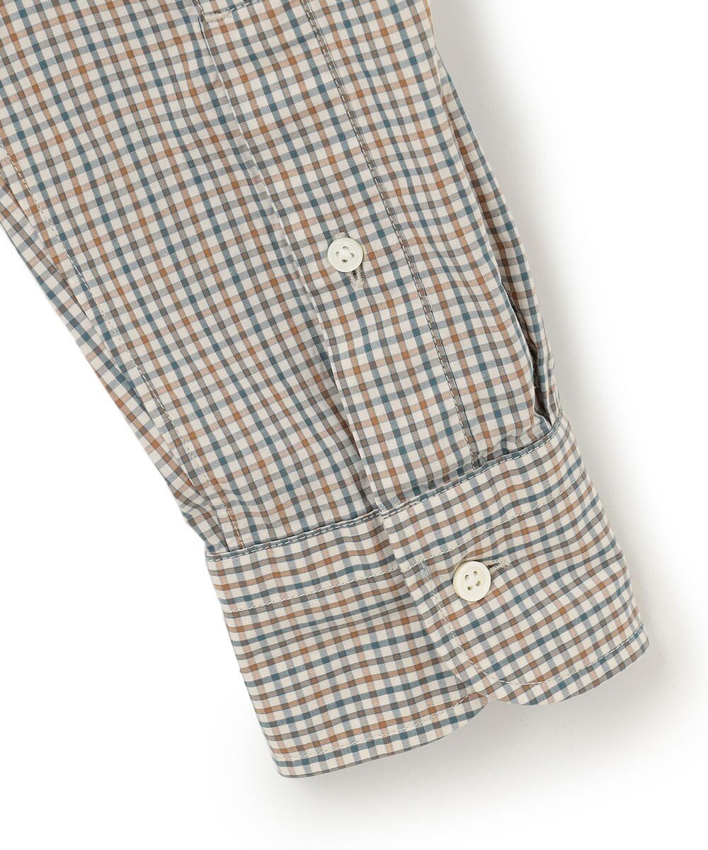 J.PRESS MEN 【WEB限定】ポプリンチェック J刺繍 シャツ/B.D 