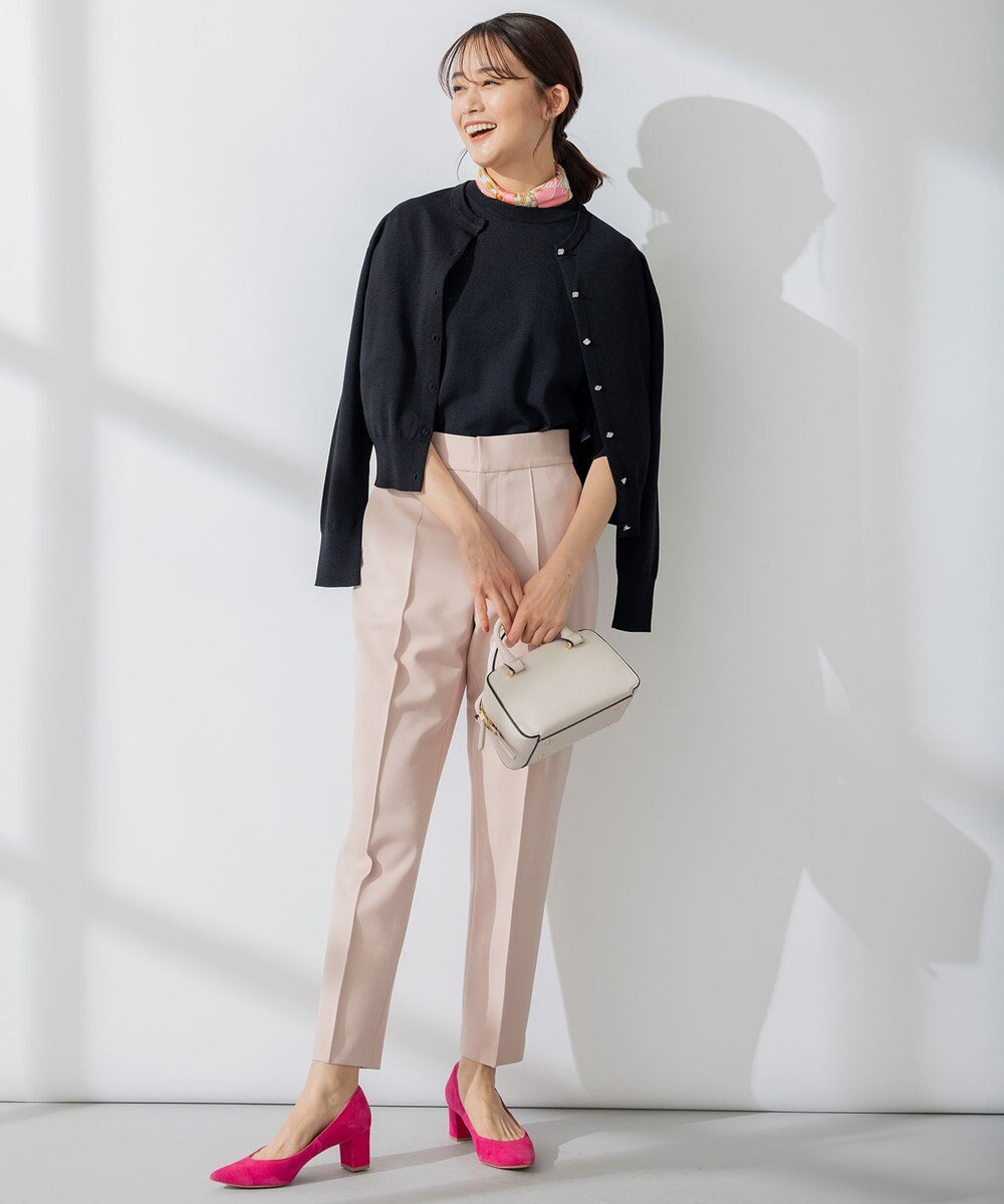 組曲 【8色展開・アンサンブル対応】ブーケカラーカーディガン 