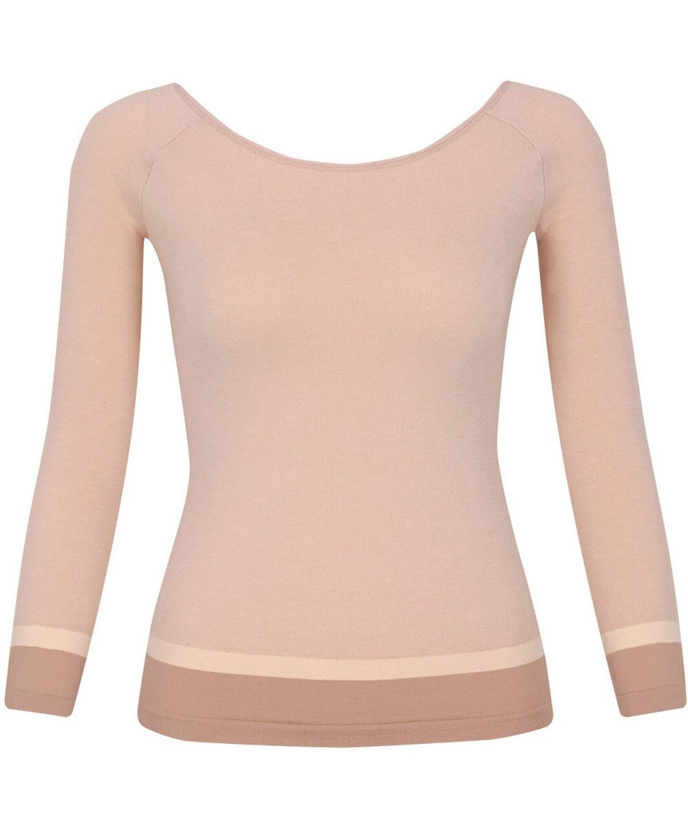 WACOAL あったかインナー よく伸びる生地 袖丈調節可能(7分袖~9分袖) 保温性(身生地) 9分袖 長袖 【360°ラクストレッチ】 レディース CLD371 /ワコール 