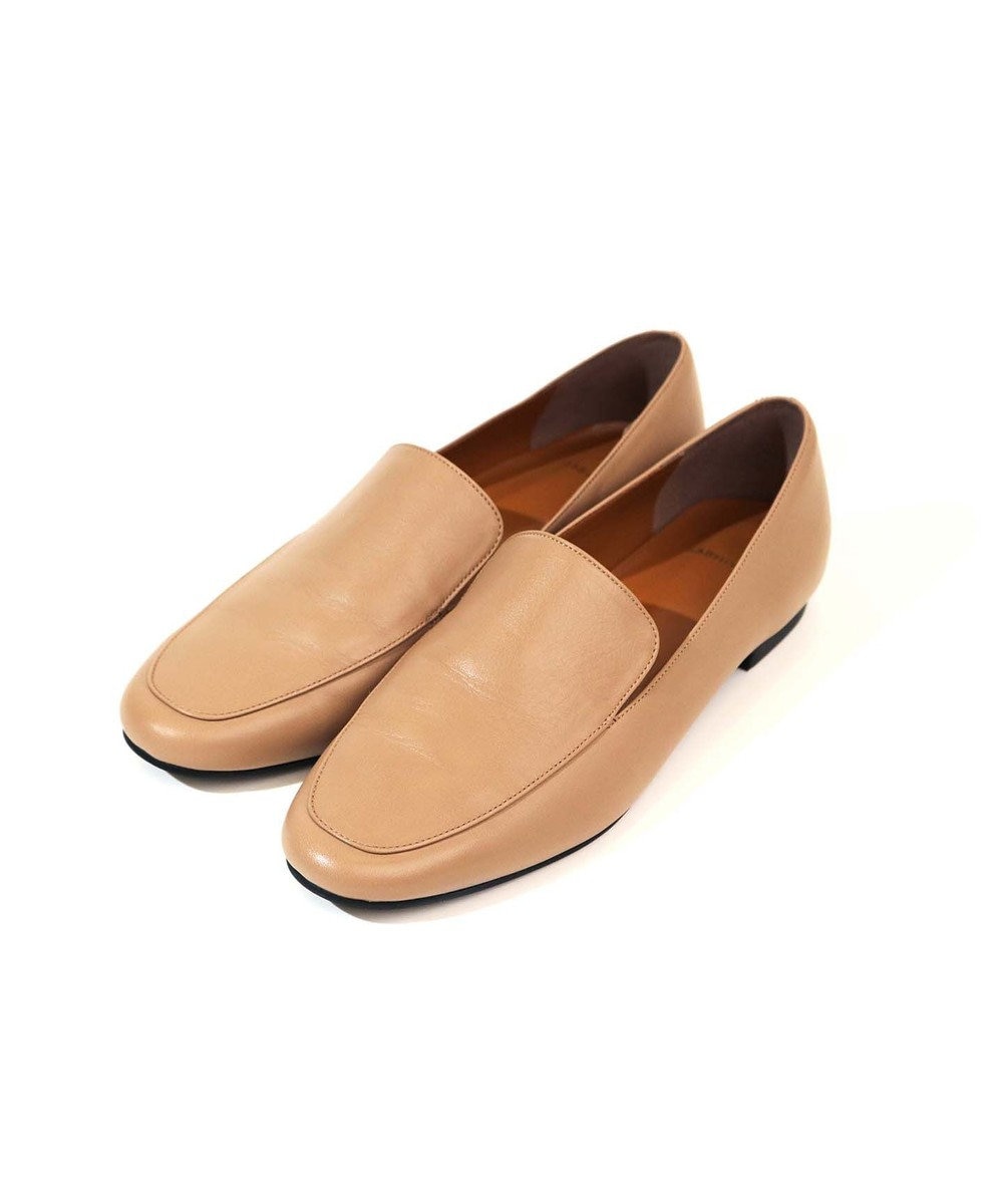KASHIYAMA Women’s shoes 【受注生産】レザーローファー(1.5cm) ピンクベージュ