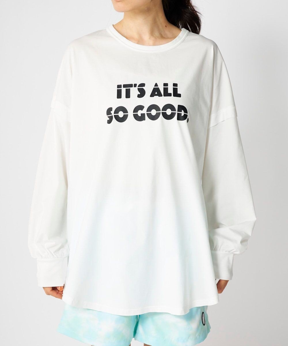 OP／FILA 【RUSTY】らくティブ｜プリント長袖Tシャツ 