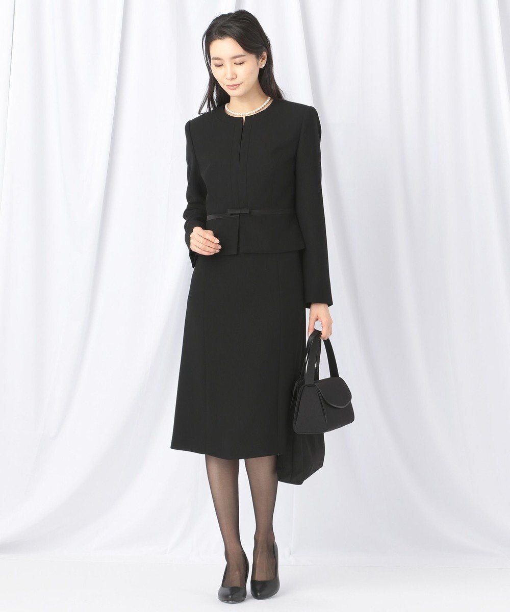 自由区 FORMAL 【オールシーズン対応】バーズアイ ジャケット+ワンピース 